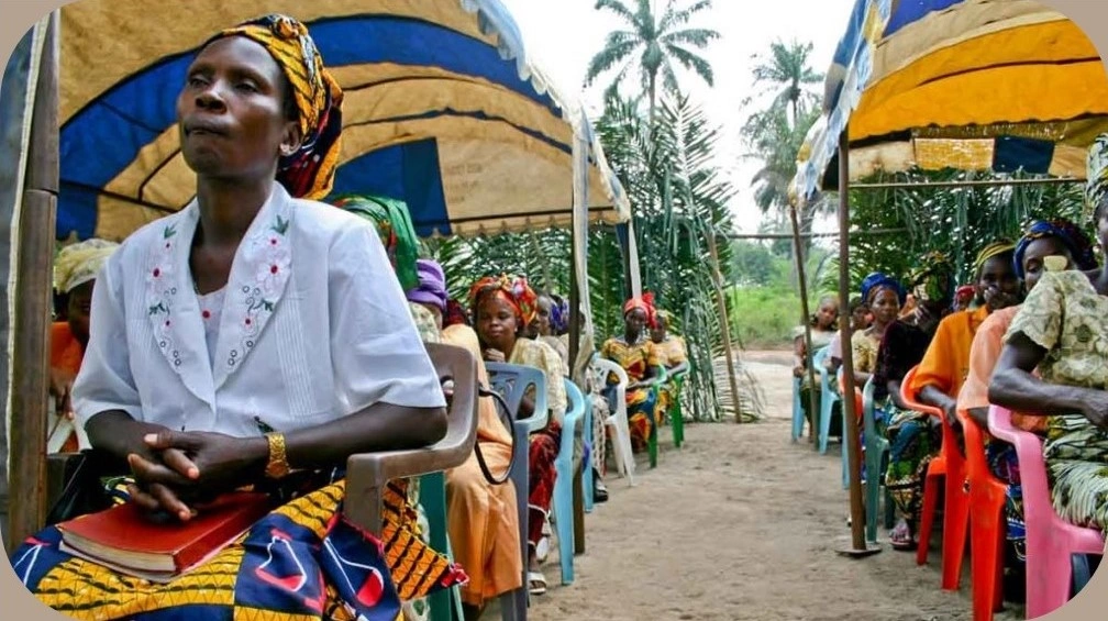 nigériai hívek. Fotó: MEÖT