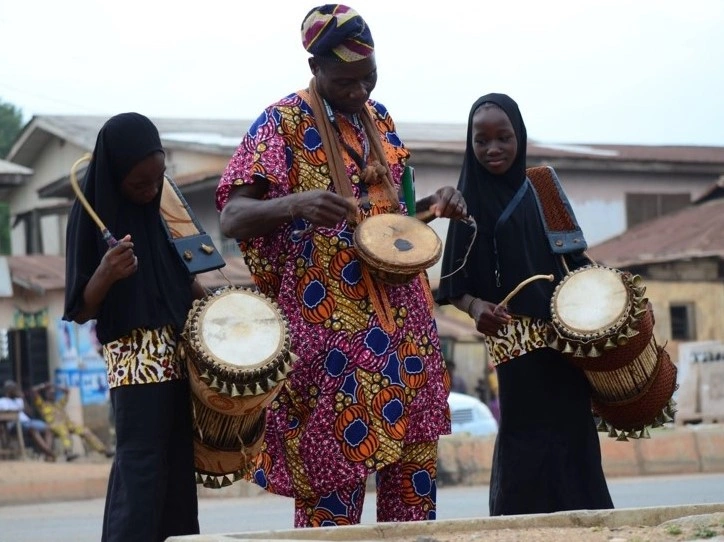 nigériai zenészek. Fotó: MEÖT