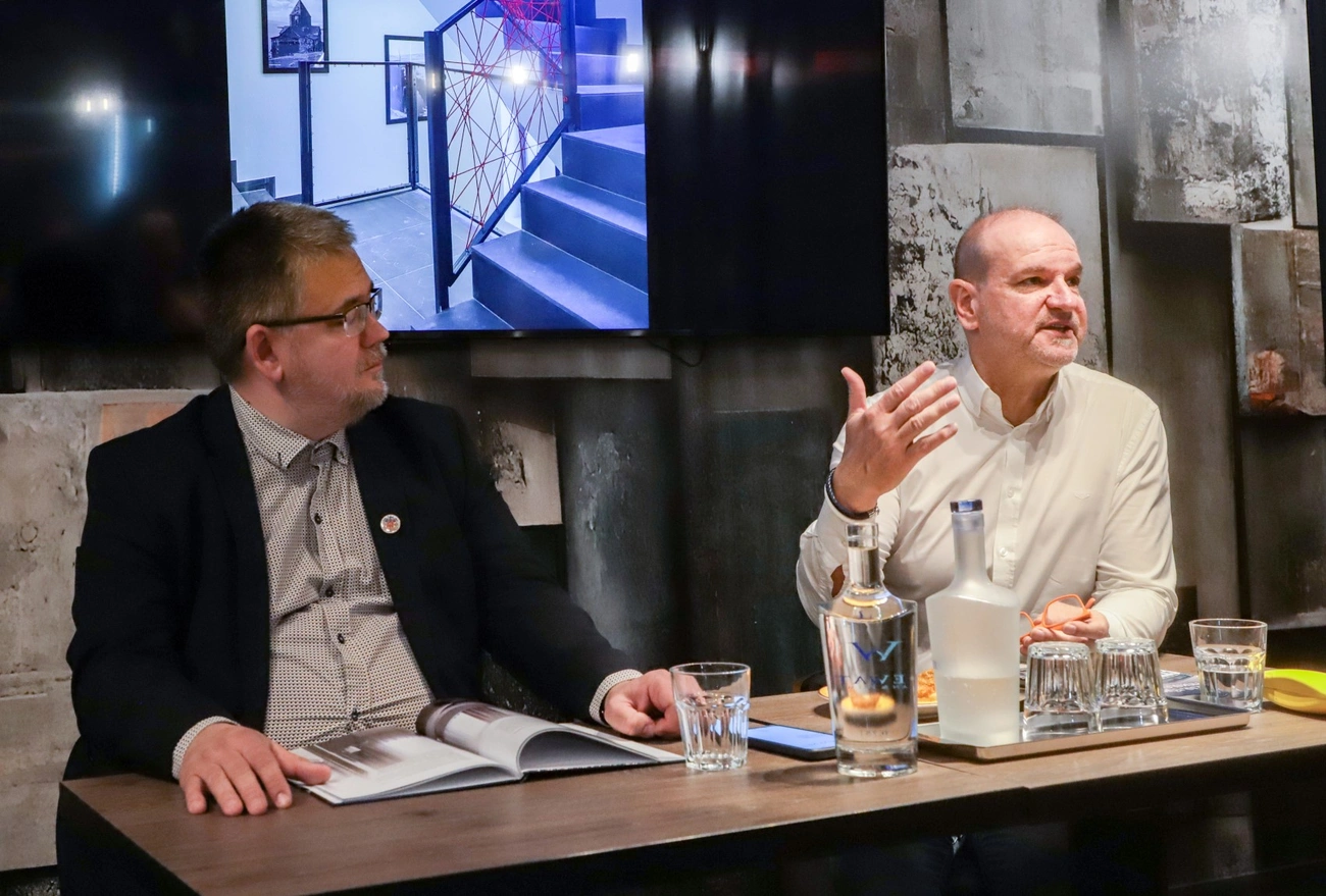 Reiman Zoltán és dr. Hajdú László. Fotó: Mocsári László