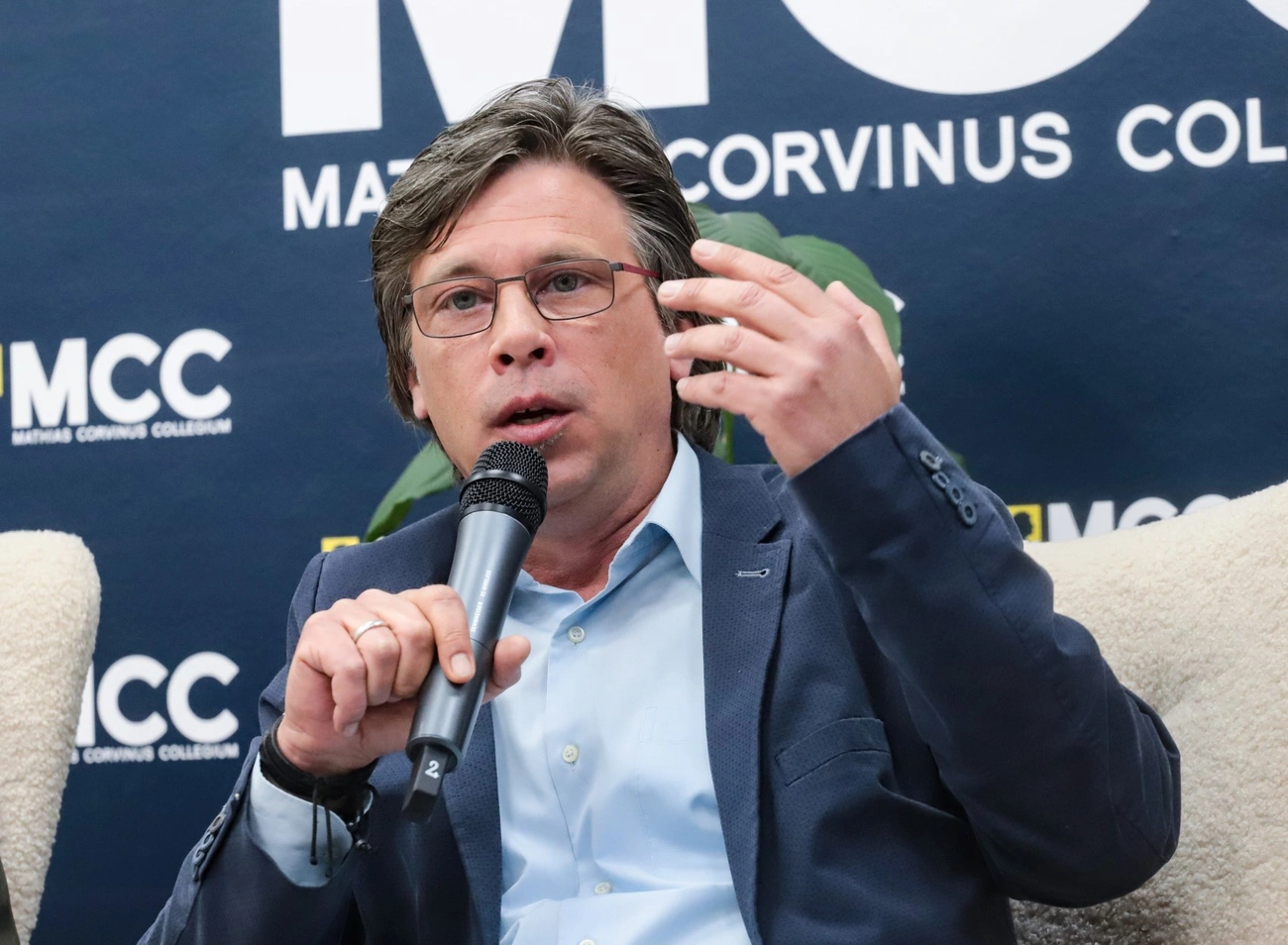 Közéleti beszélgetéssorozat az MCC-ben. Fotó: Mocsári László