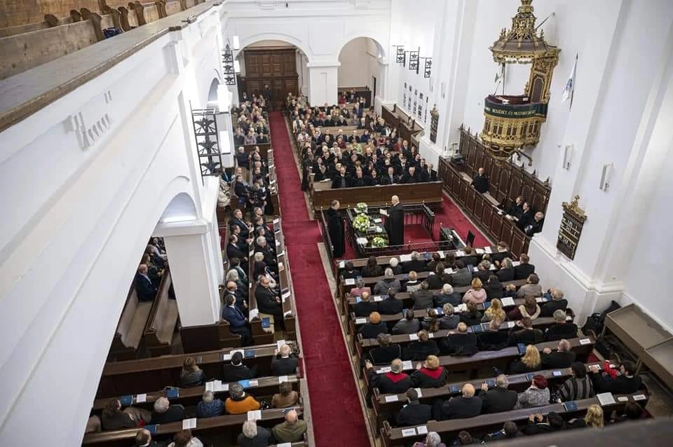 istentisztelet a Belvárosi református templomban. Fotó: Facebook