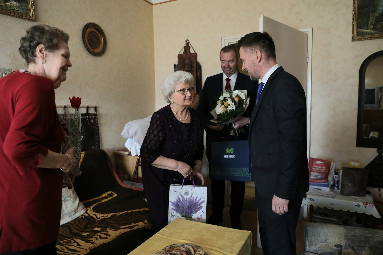 Szaniszló Jánosné 90 éves. Fotó: Juhász Ákos