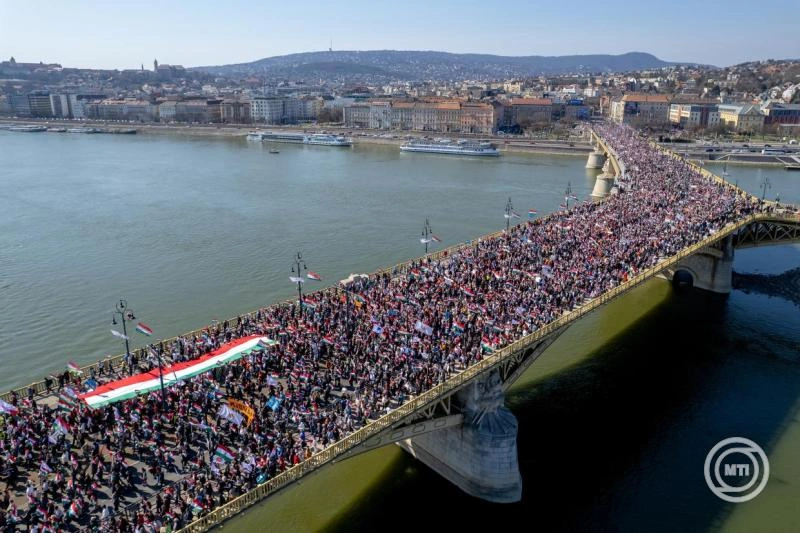 Békemenet 2026. Fotó: MTI