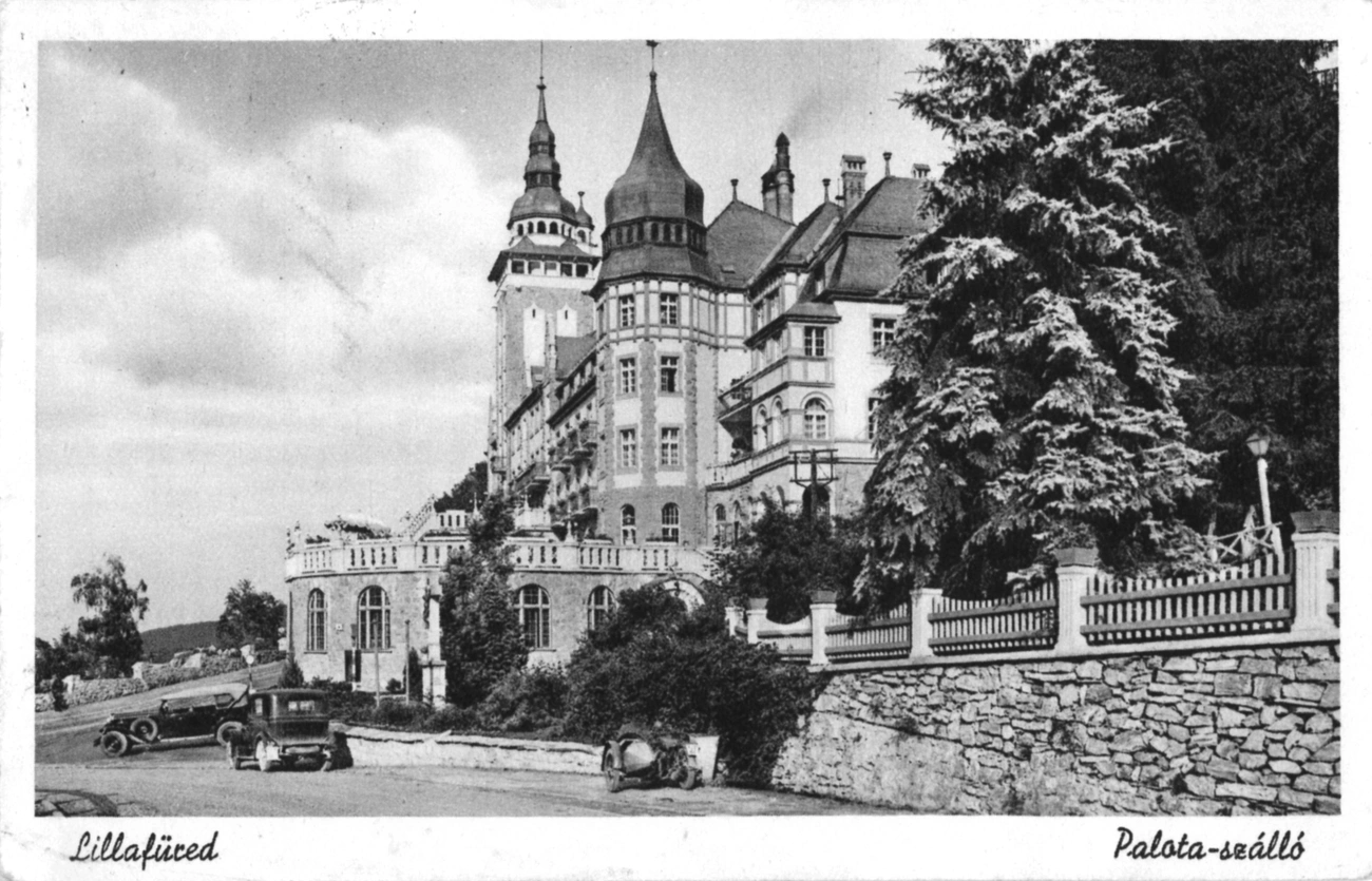 Palotaszálló. Sáfrány Gy. József képeslapja