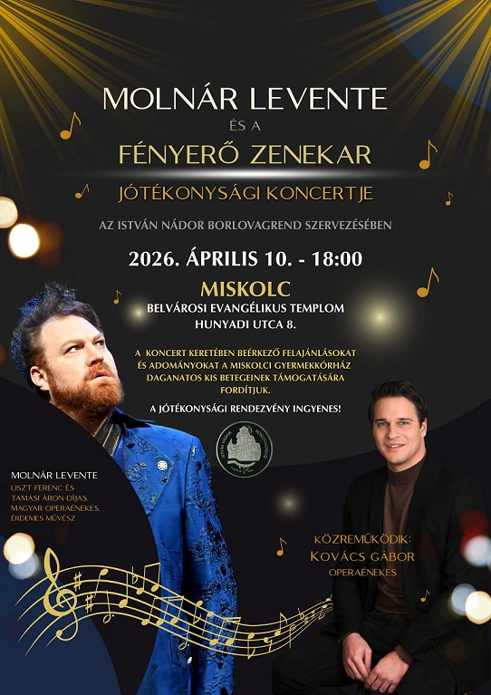Fényerő jótékonysági koncert. Forrás: Fényerő zenekar