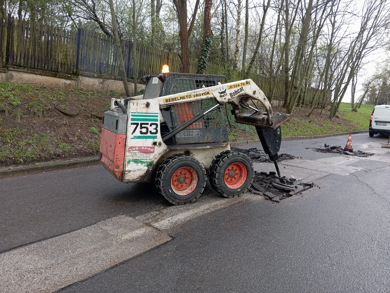 Közlekedési információ. Fotó: Miskolci Városgazda Facebook