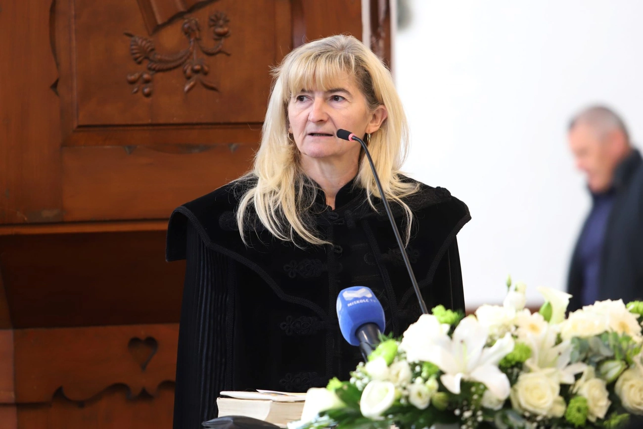 Hangóné Birtha Belinda, az Avasi református gyülekezet ref. lelkésze. Fotó: Mocsári László