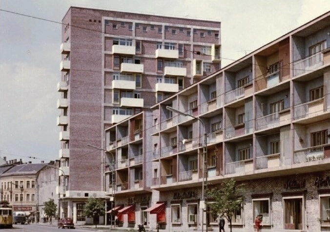 A Forum ház régen. Archív fotó: Fortepan/Építésügyi Dokumentációs és Információs Központ