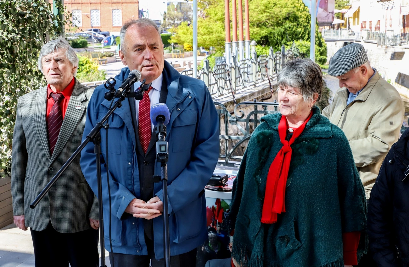 Thürmer Gyula, a Munkáspárt elnöke. Fotó: Mocsári László