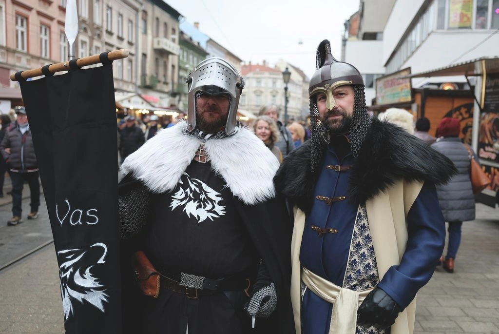 Vas Bandérium középkori harcosok