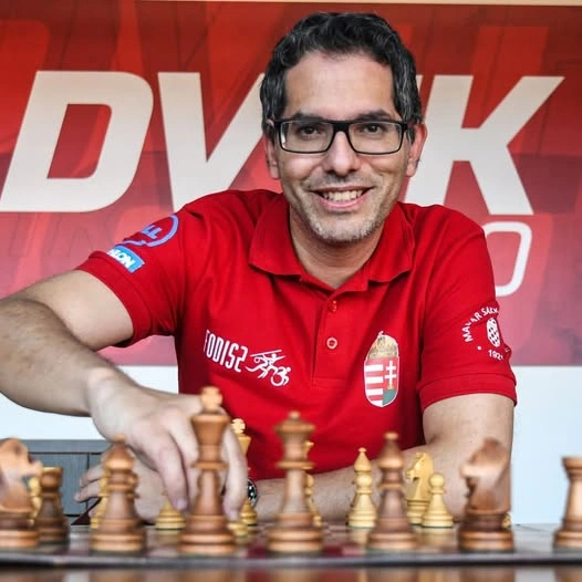 Zámbó Zoltán vébére készül. Fotó: magánarchívum