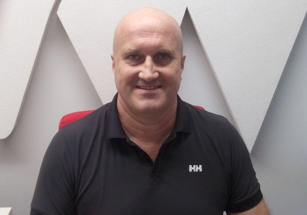 Friedl Csaba játékvezető. Fotó: Kolodzey Tamás