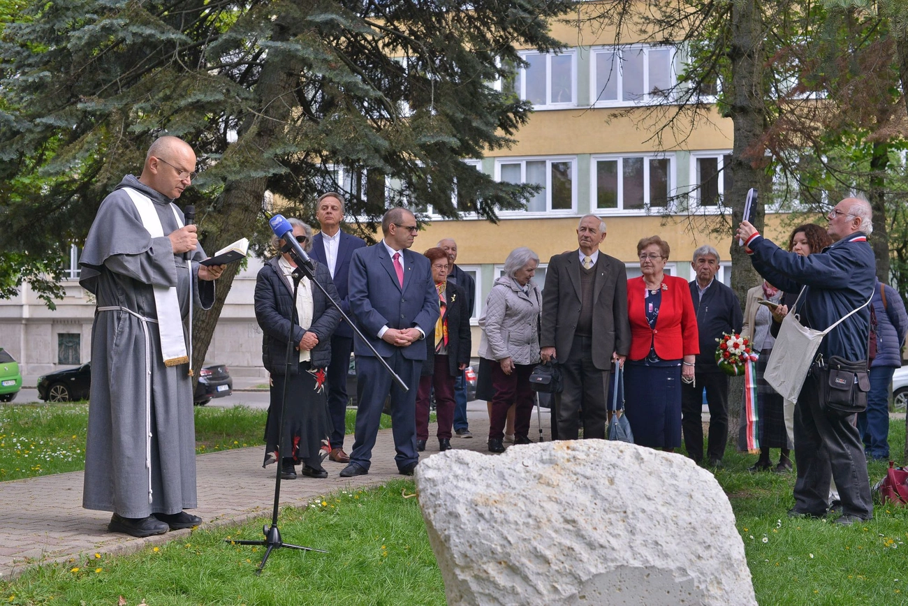 Kelemen Didák emlékkő avatás. Fotó: Osztie Tibor