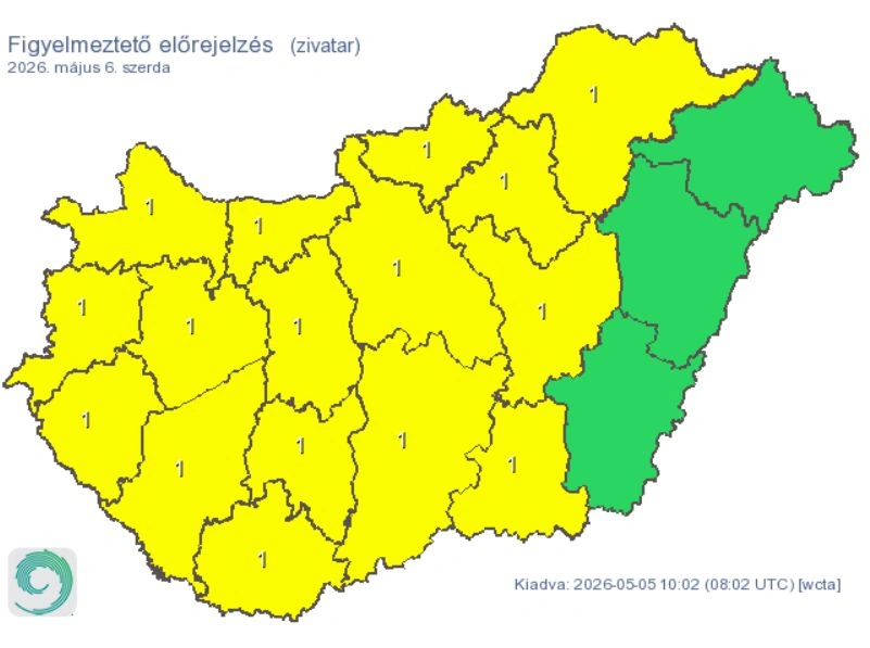 zivatarveszély