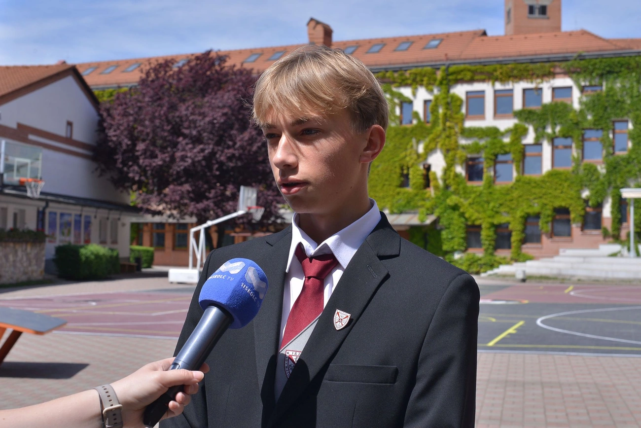 történelemérettségi a Jezsuban. Fotó: Osztie Tibor