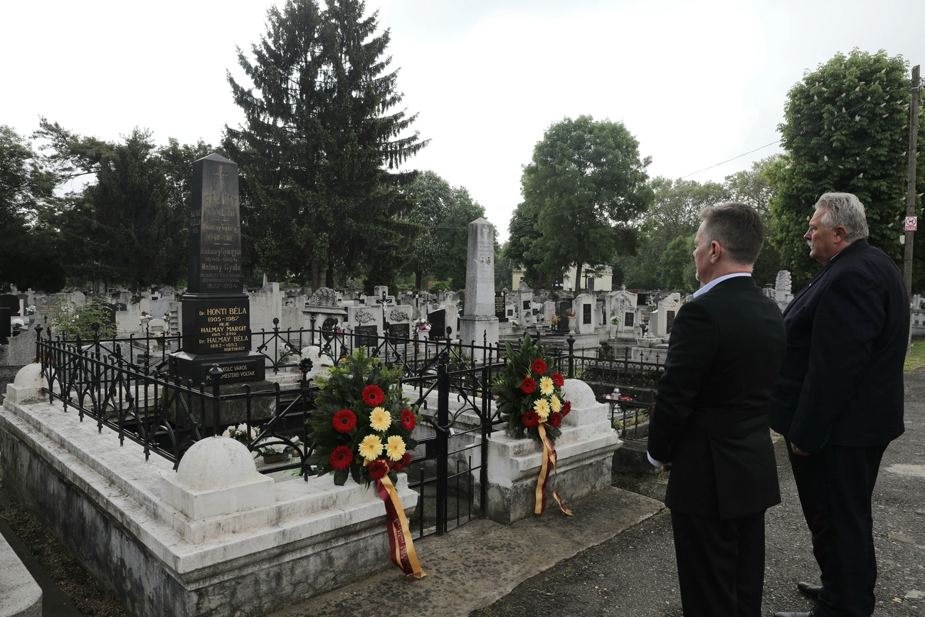 Miskolc Város Napja polgármesterek koszorúzás. Fotó: Juhász Ákos