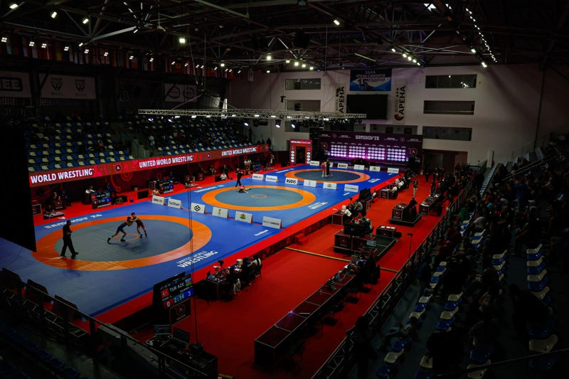 birkózó sportcsarnok Szamokovban. Fotó: magánarchívum