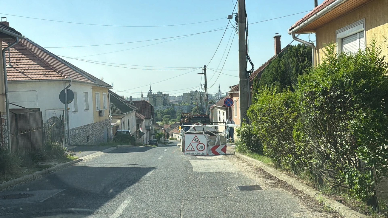 Közlekedési információ. Fotó: Miskolci Városgazda Facebook