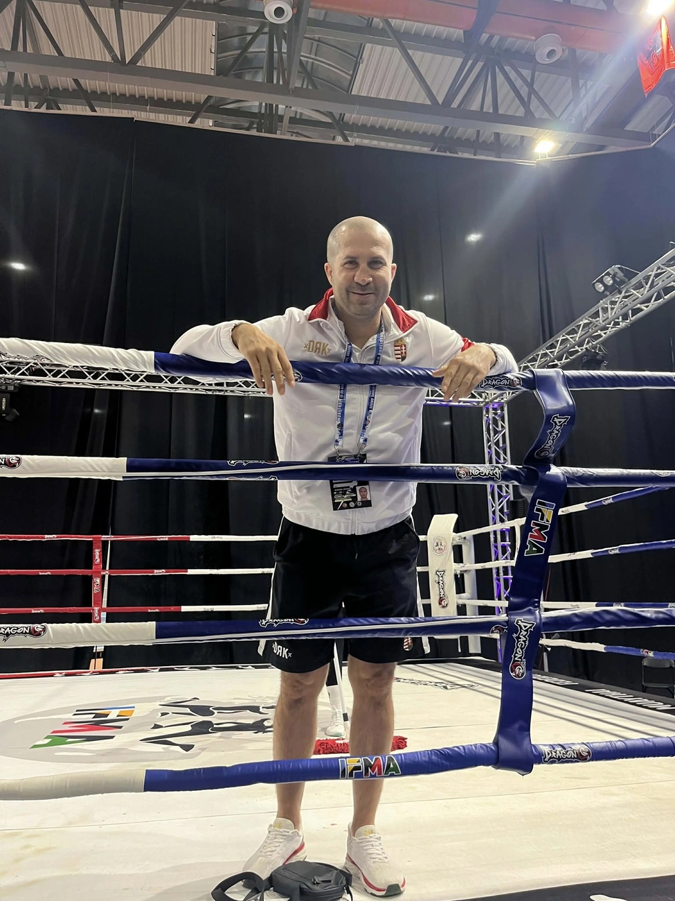Jászka Krisztián, a DVTK muaythai szakosztályának szövetségi kapitánya. Fotó: magánarchívum