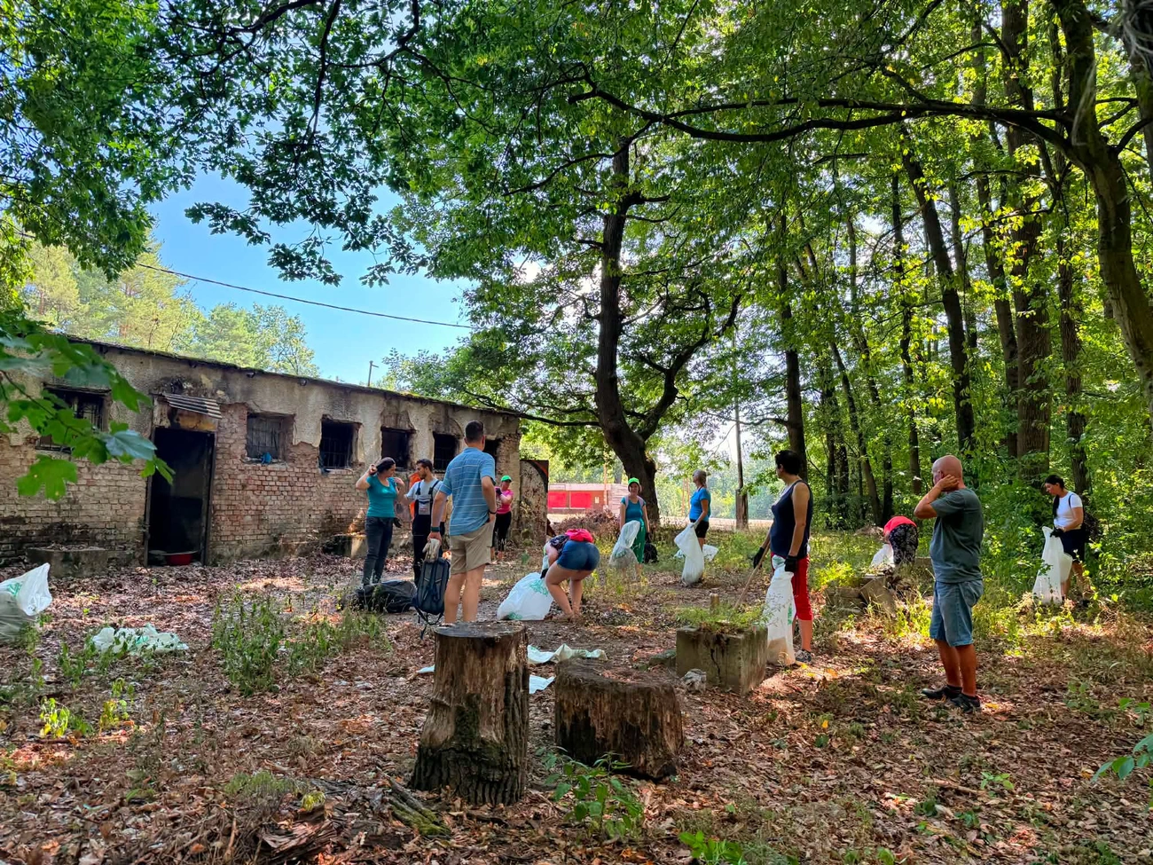 önkéntes szemétszedés Majális Park