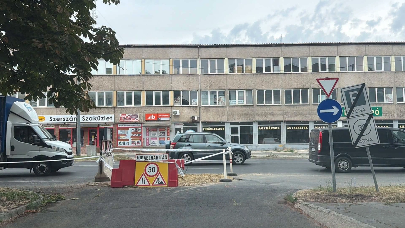 Közlekedési információ. Fotó: Miskolci Városgazda Facebook