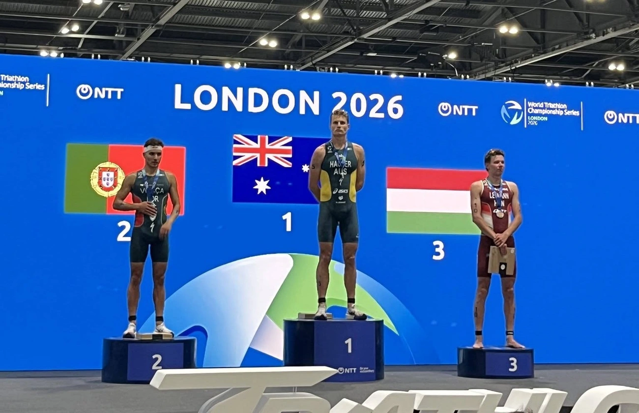 Lehmann Csongor bronzérmes a londoni vb-n. Fotó: magánarchívum