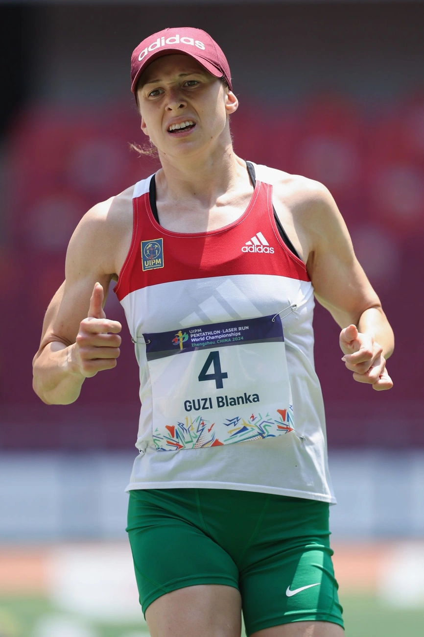Guzi Blanka öttusázó olimpikon. Fotó: magánarchívum