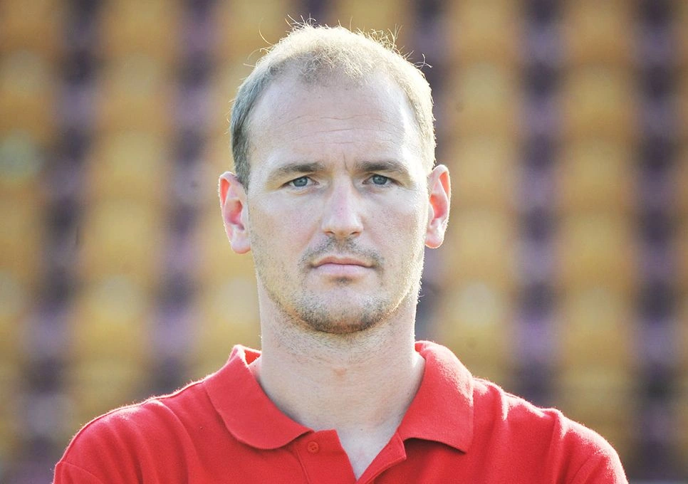 Vitányi László, a DVTK NB I-es női labdarúgó csapatának vezetőedzője. Fotó: DVTK