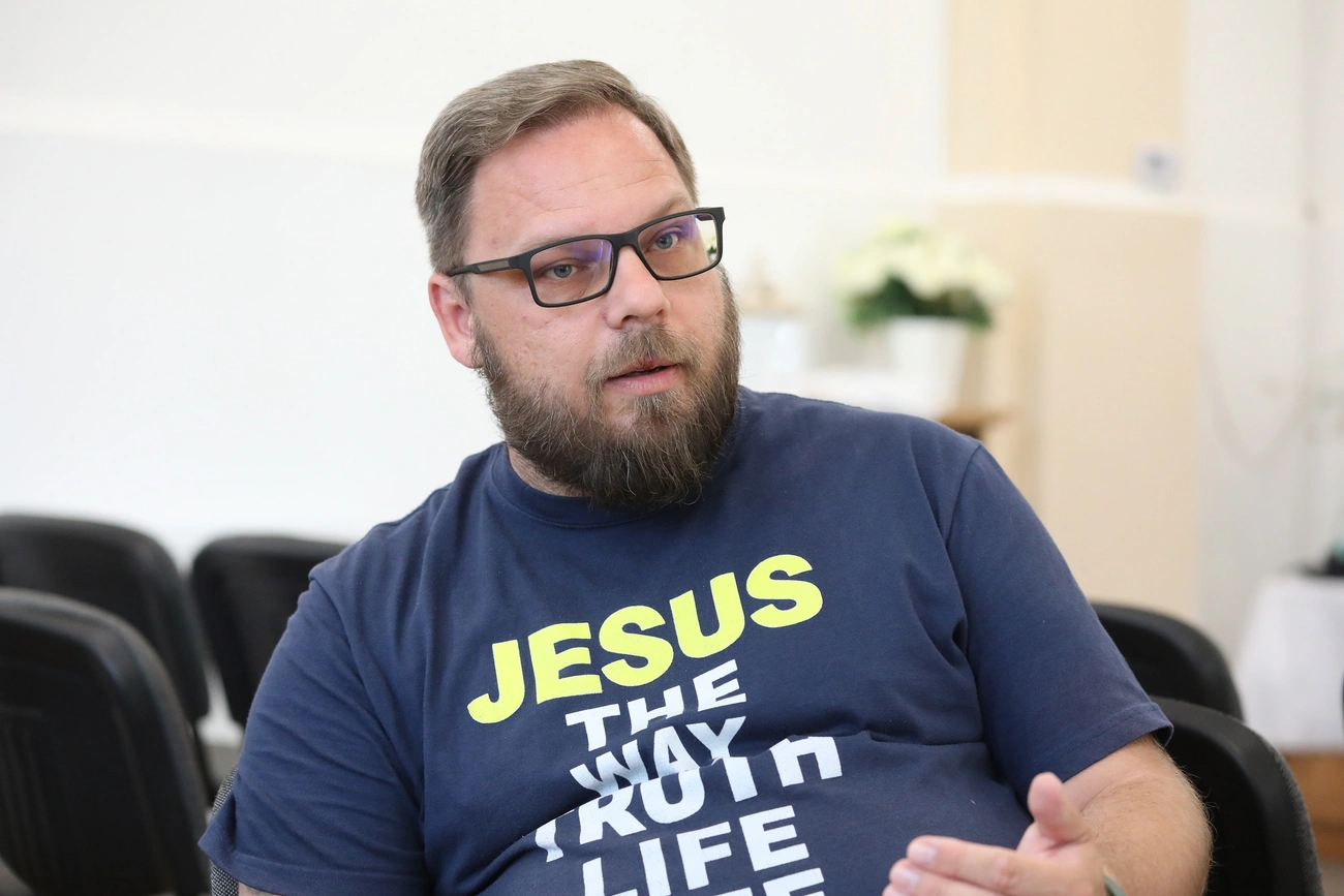 Tóth-Simon Károly, a miskolci Golgota lelkésze. Fotó: Juhász Ákos