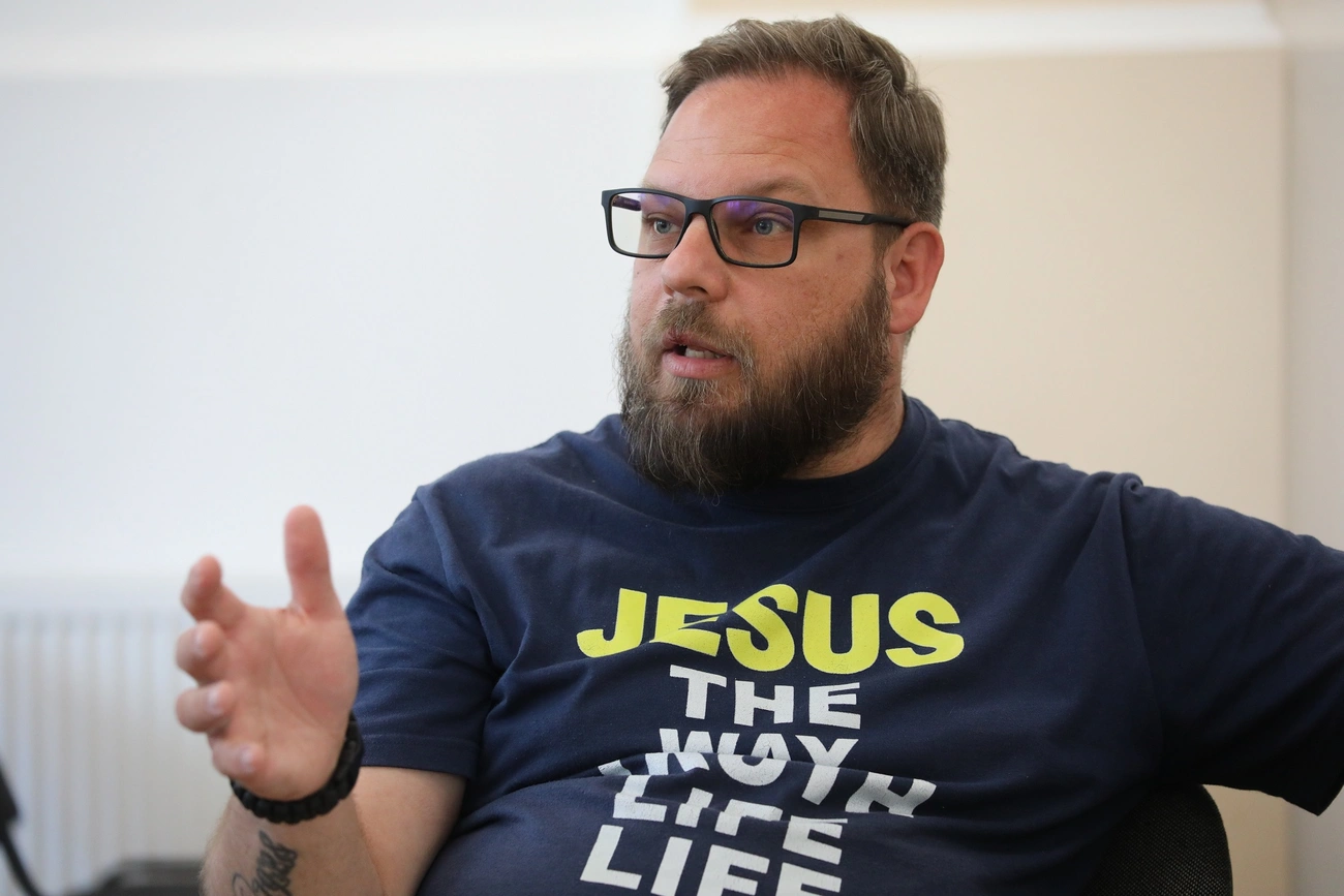 Tóth-Simon Károly, a miskolci Golgota lelkésze. Fotó: Juhász Ákos