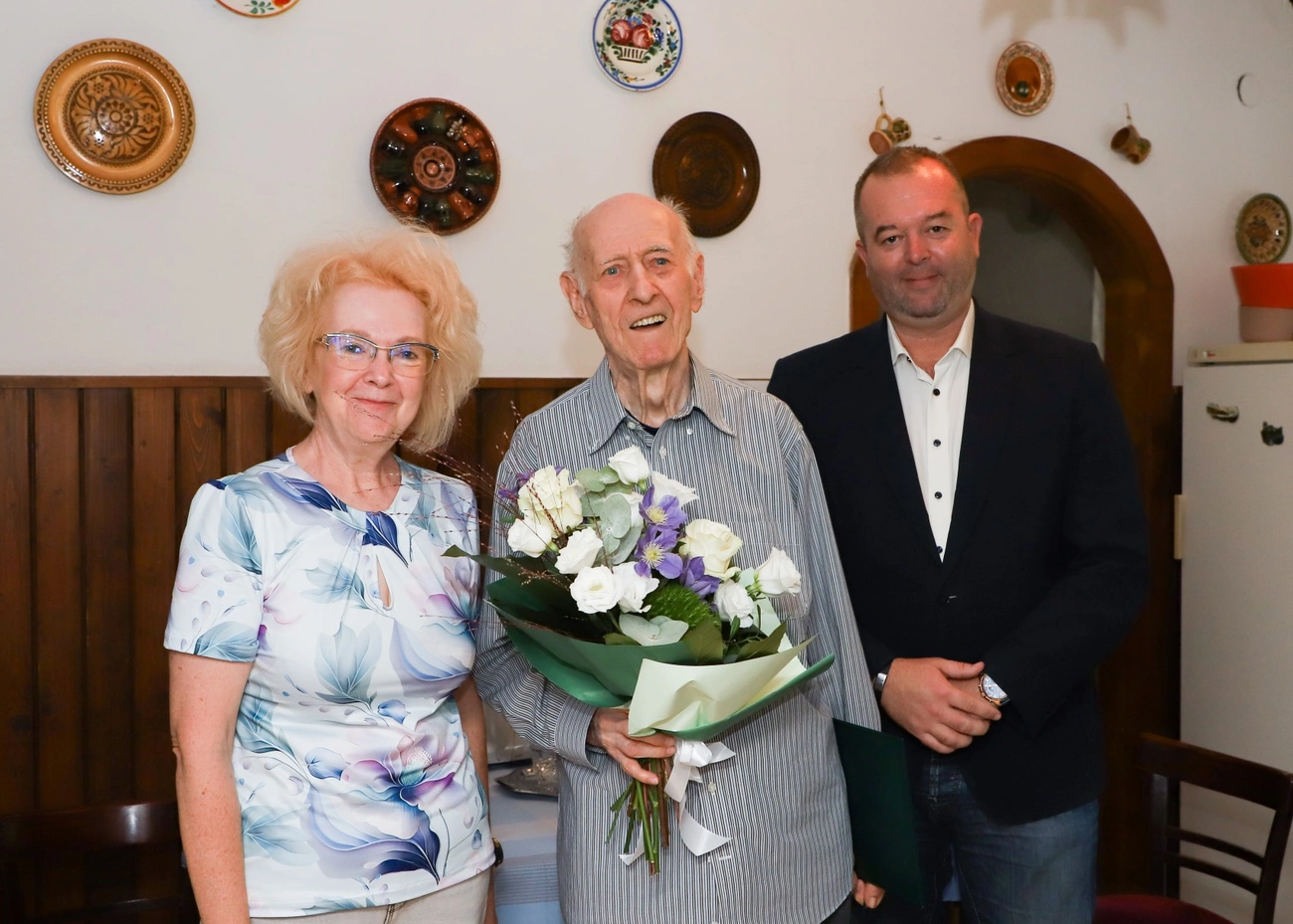 Hodobay György 90 éves. Fotó: Mocsári László