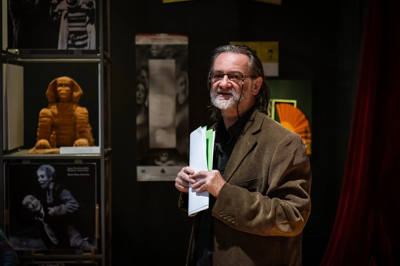 Mikita Gábor színháztörténész. Fotó: Színészmúzeum Facebook
