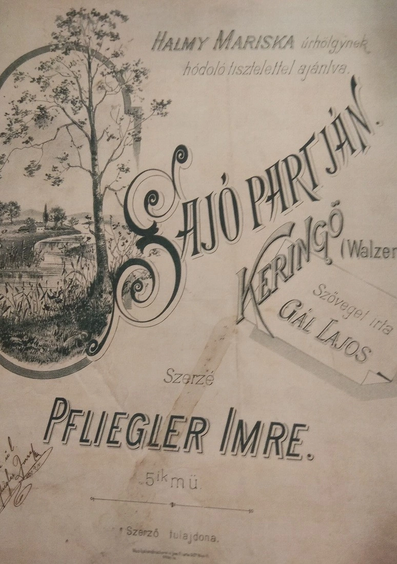 Pfliegler Imre zenei tehetsége. Fotó: Szemelvényel Miskolc város történetéből blog