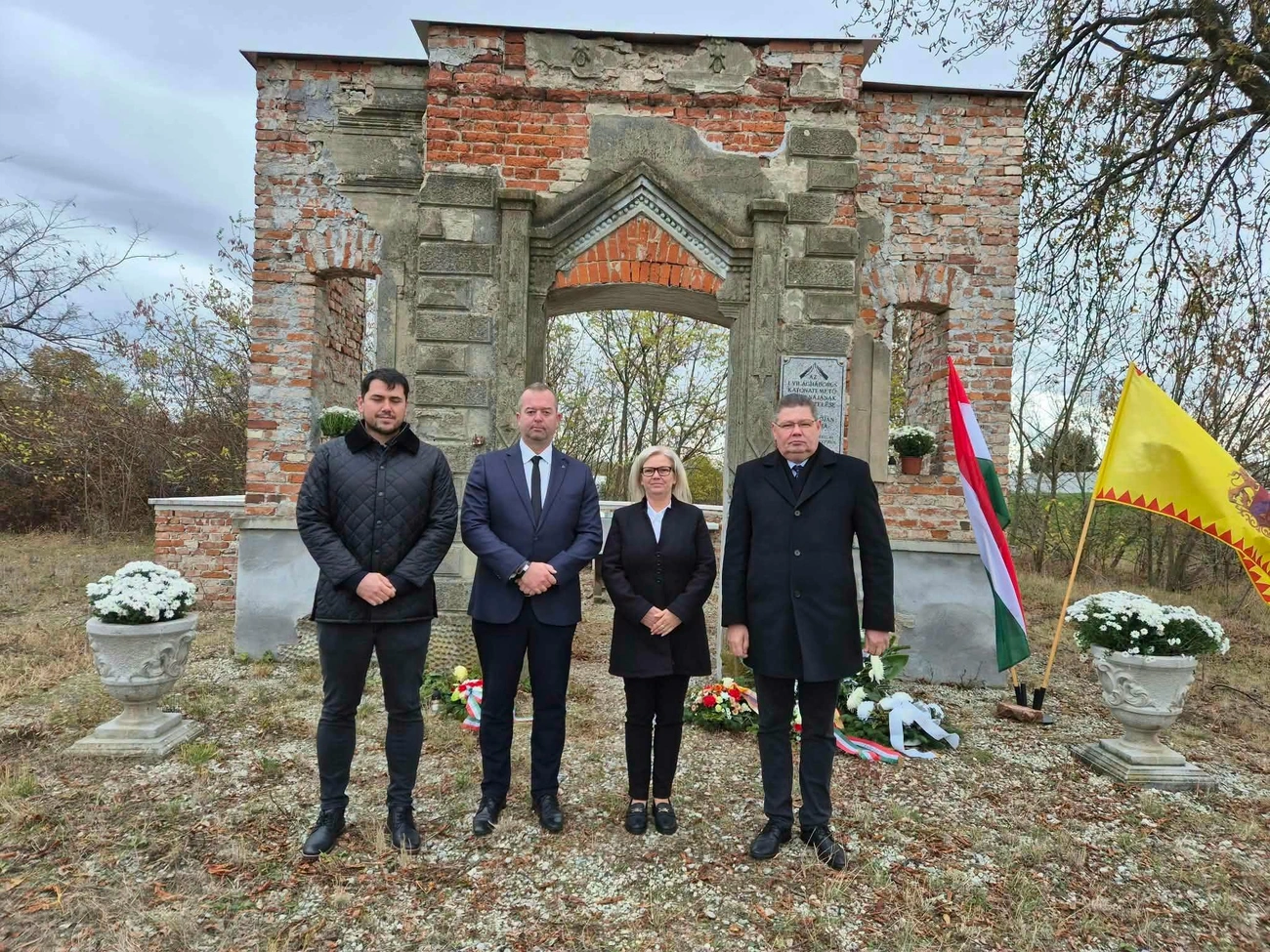 Hősök temetője megemlékezés. Fotó: Hollósy Facebook