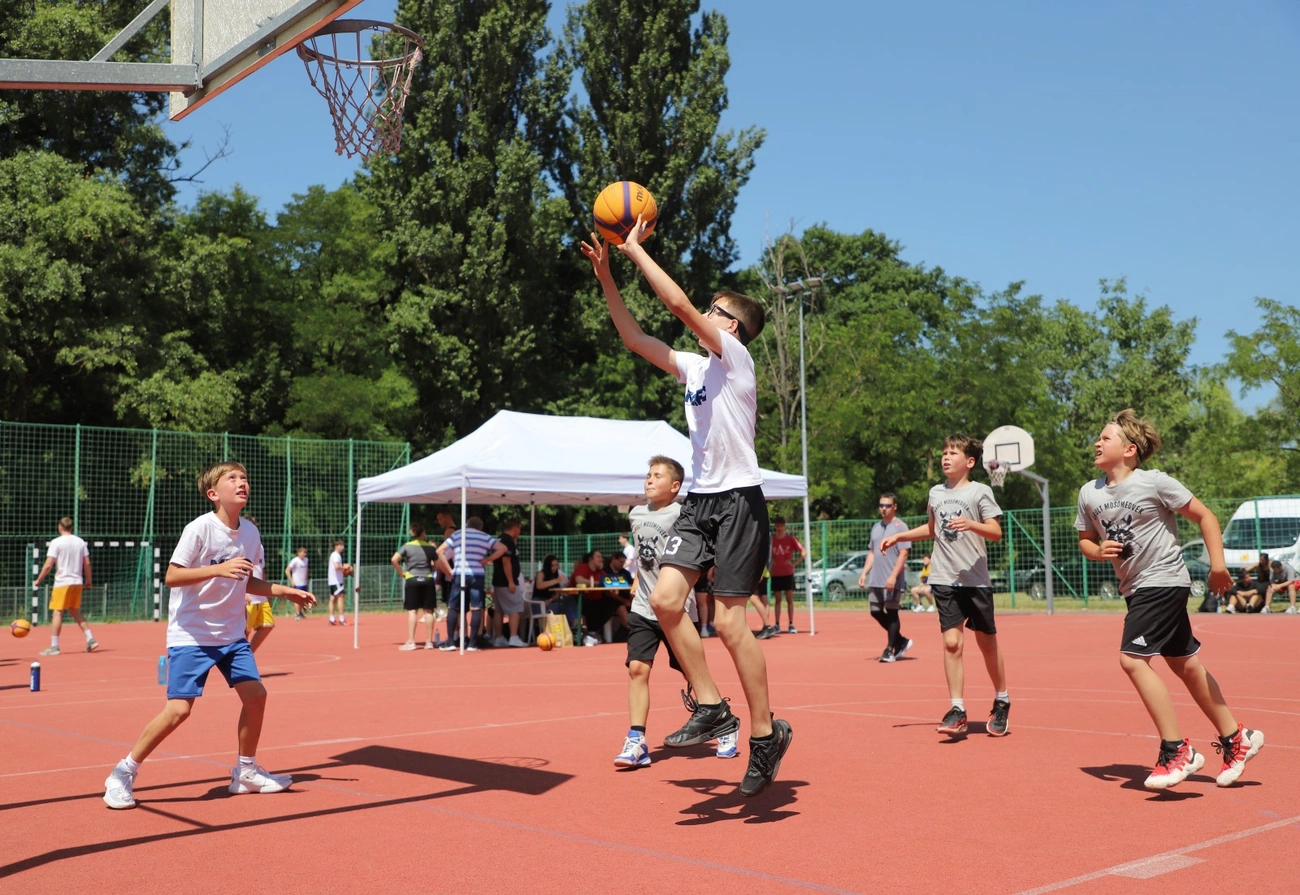 Lions 3x3 kosárlabdashow az egyetemen