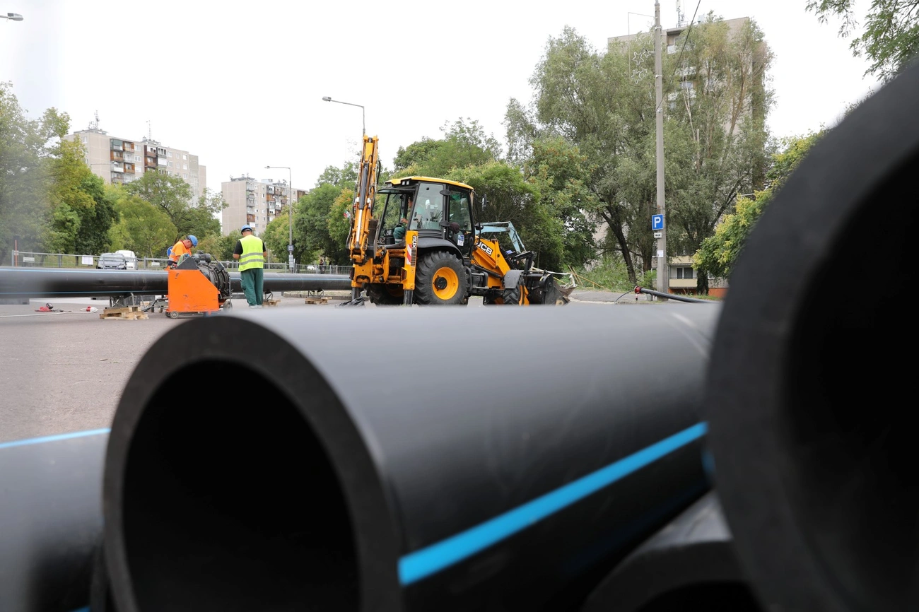 Csőcsere a Klapkán