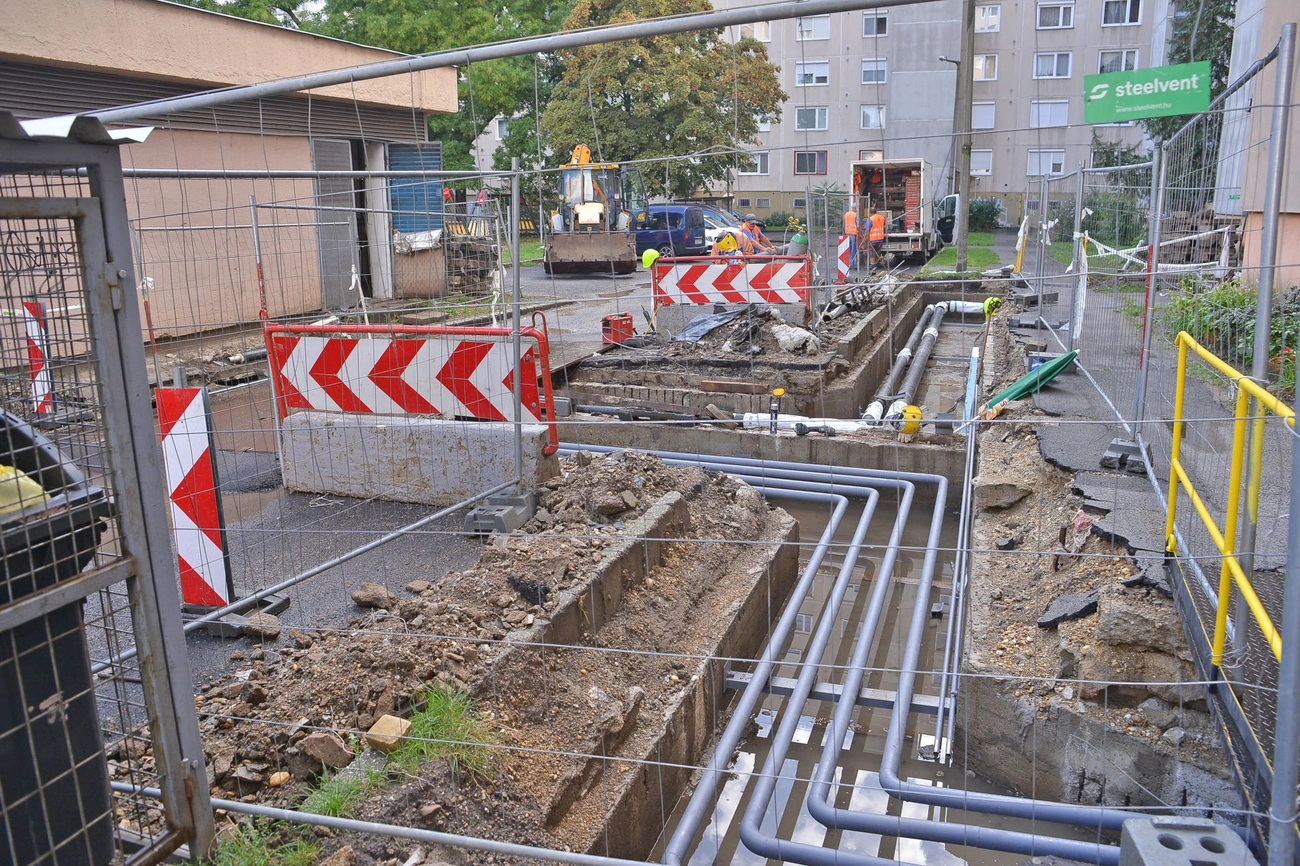 MIHŐ Vörösmarty utcai munkálatok