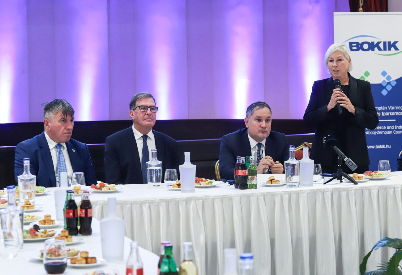 Nagy Márton nemzetgazdasági miniszter a Kopátsy Sándor Klubban