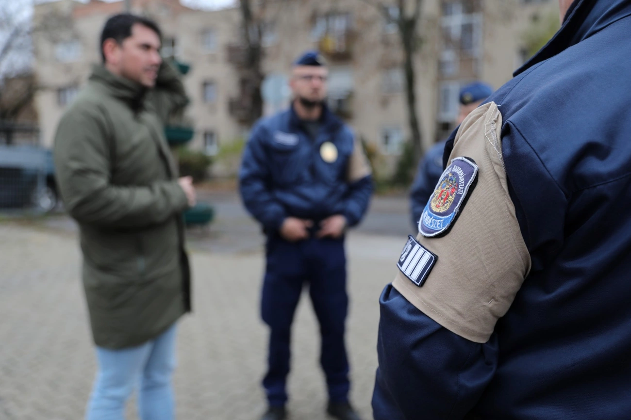 Rendészeti ellenőrzés a Selyemréten