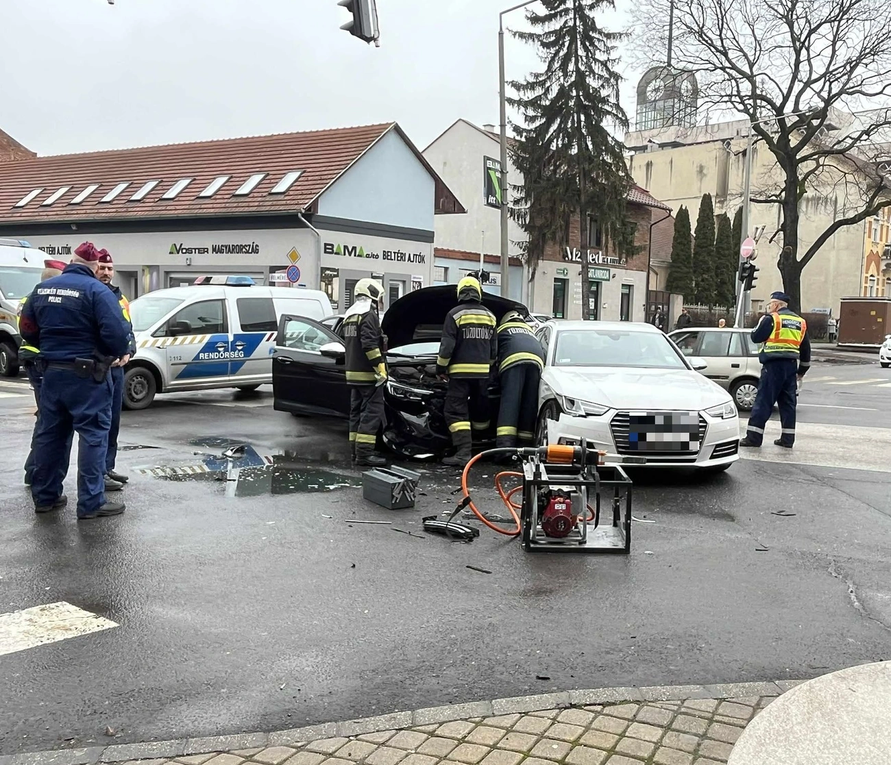 Baleset Miskolc Szentpáli utca - Horváth Lajos utca