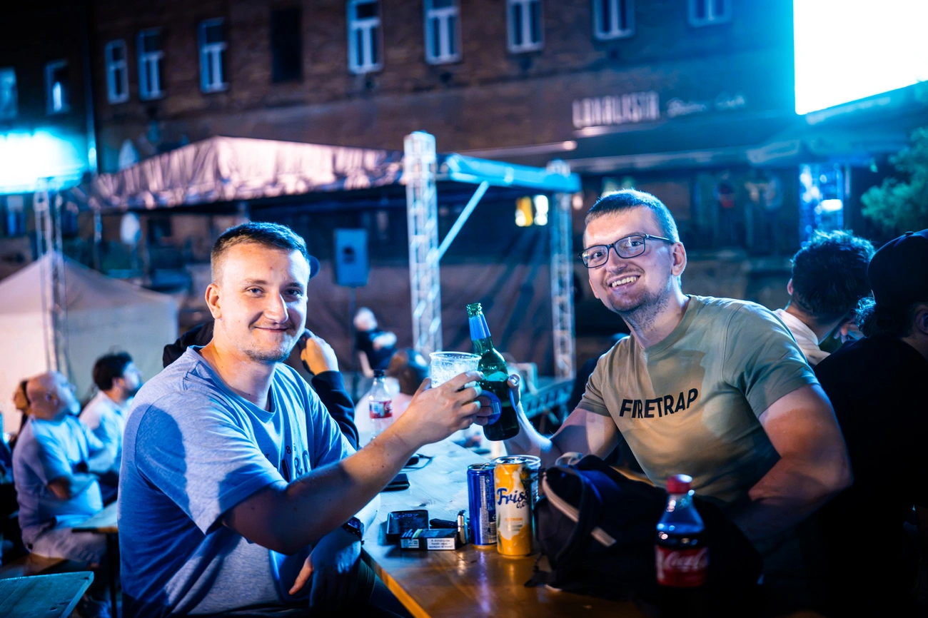 Így néztük a vb-bronzmeccset a belvárosban