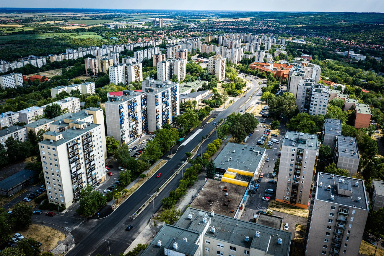 A 26-os felújítása madártávlatból