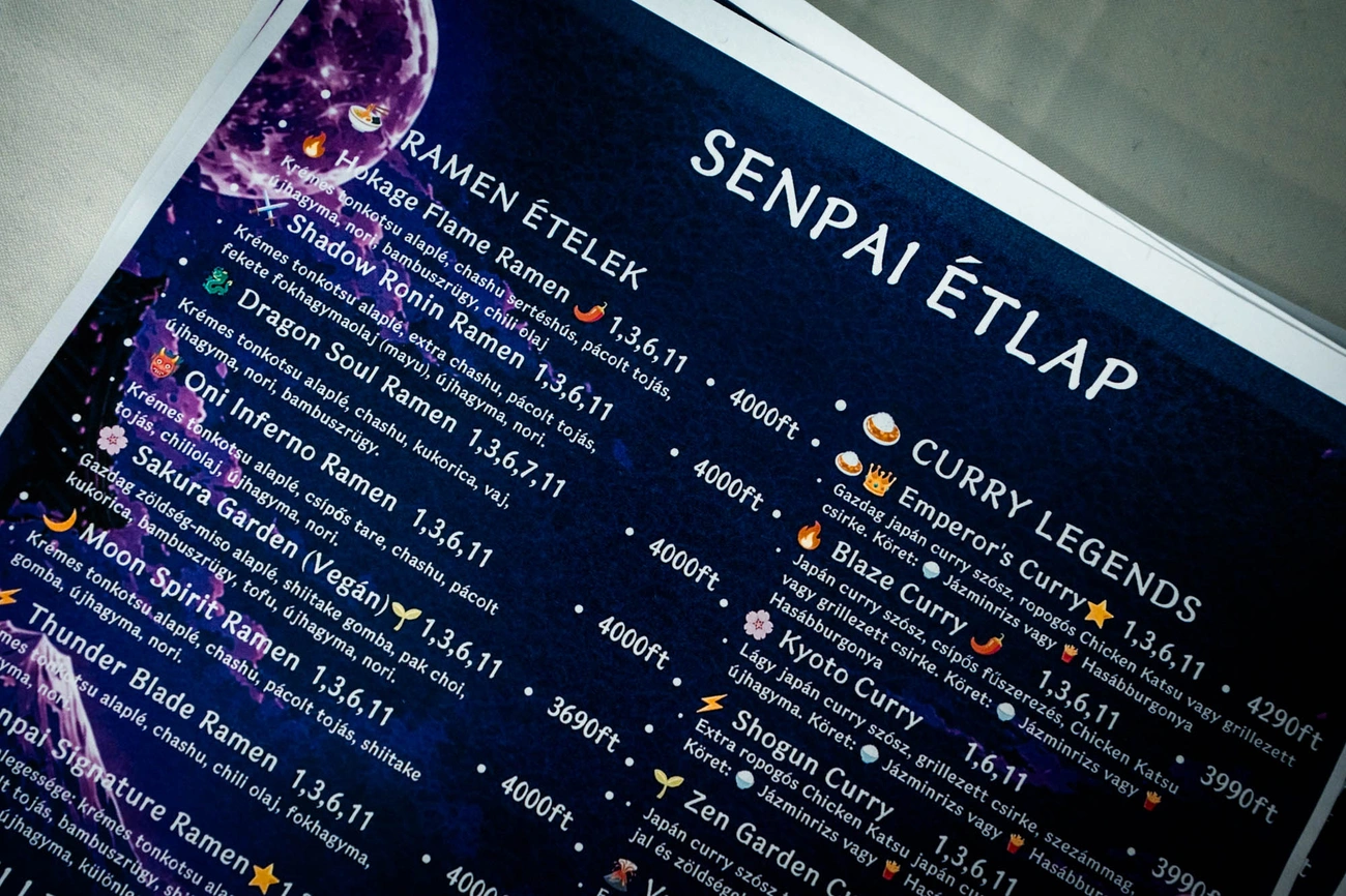 Megnyitott a Senpai Ramen