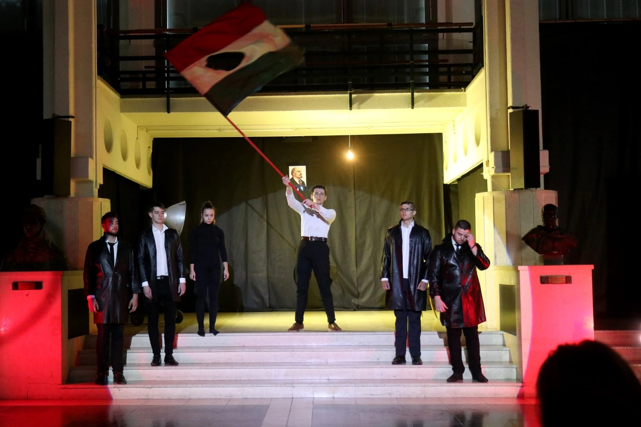 1956-os megemlékezés a Miskolci Egyetemen 