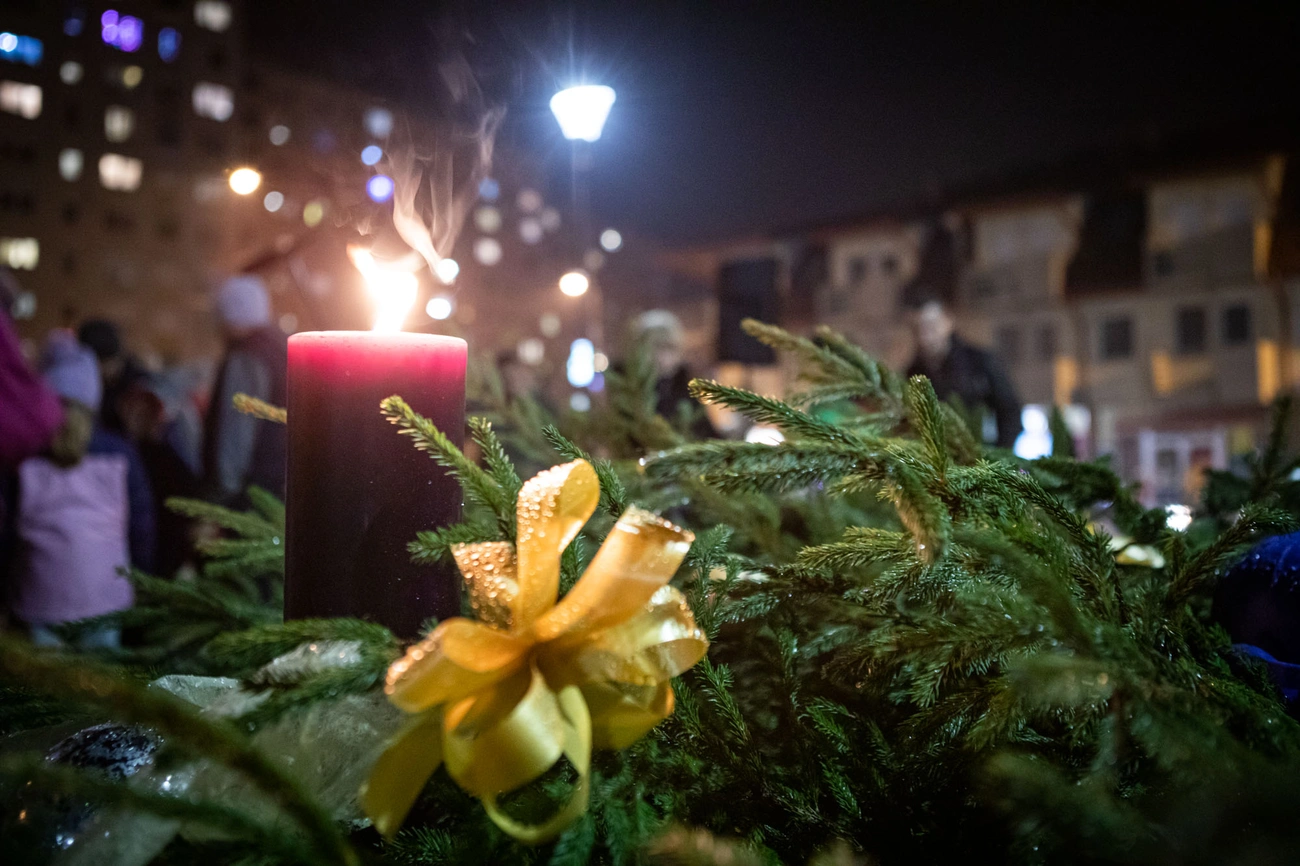 Adventi gyertyagyújtás Diósgyőrben  