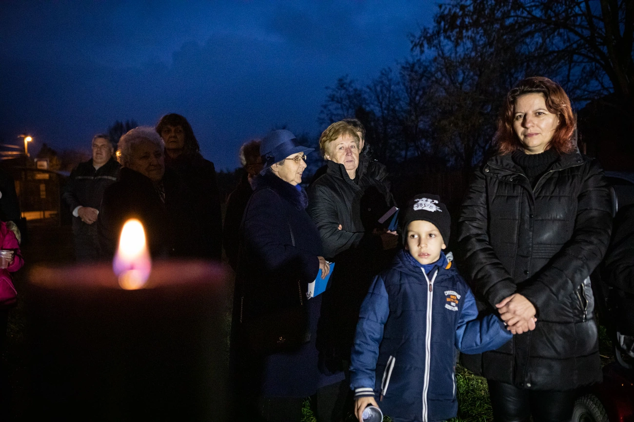 Adventi gyertyagyújtás Szirmán  