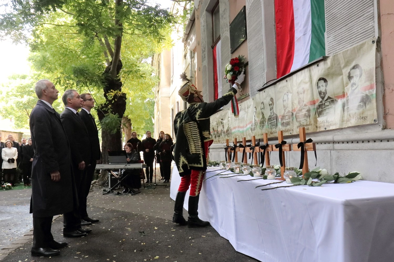 Az aradi vértanúkra emlékeztek I. 