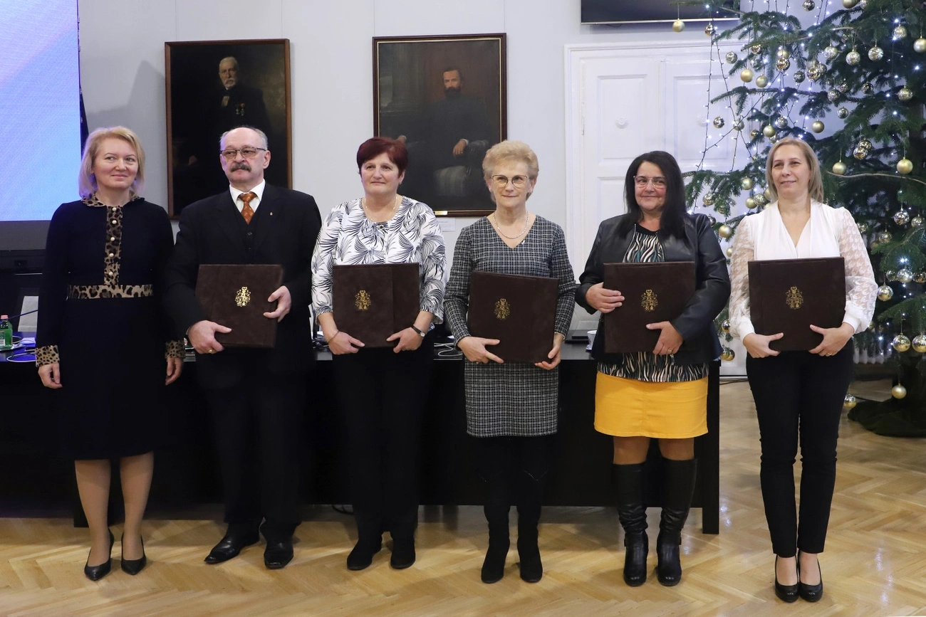 Díjátadó a vármegyeházán 