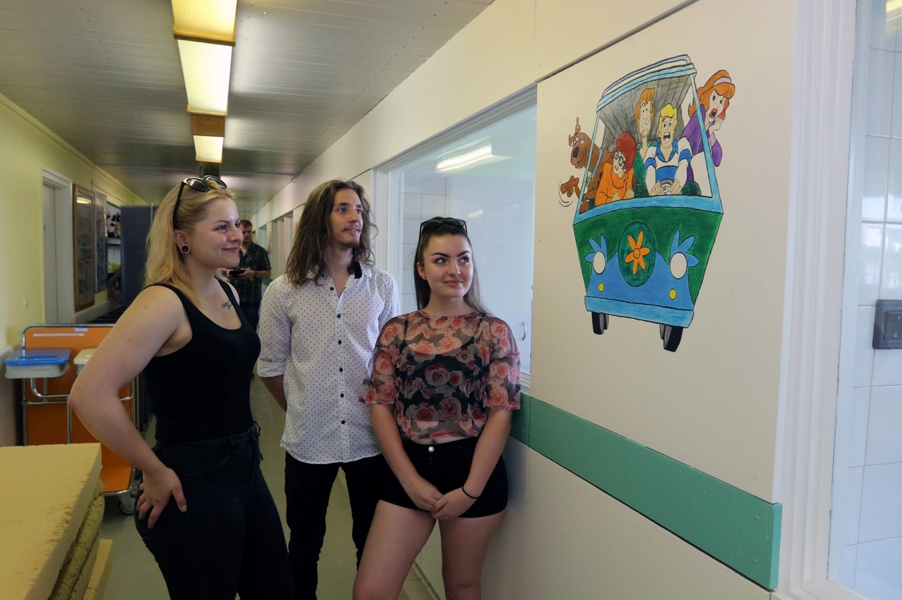 Fazolás diákok festettek a GYEK -ben 