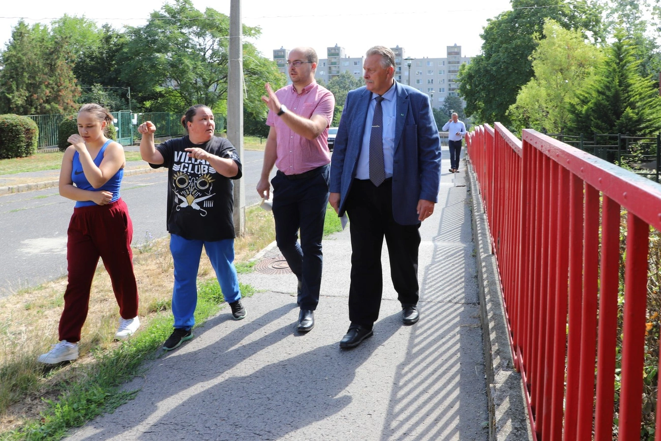 Választókerületi bejárás Veres Pál polgármesterrel 